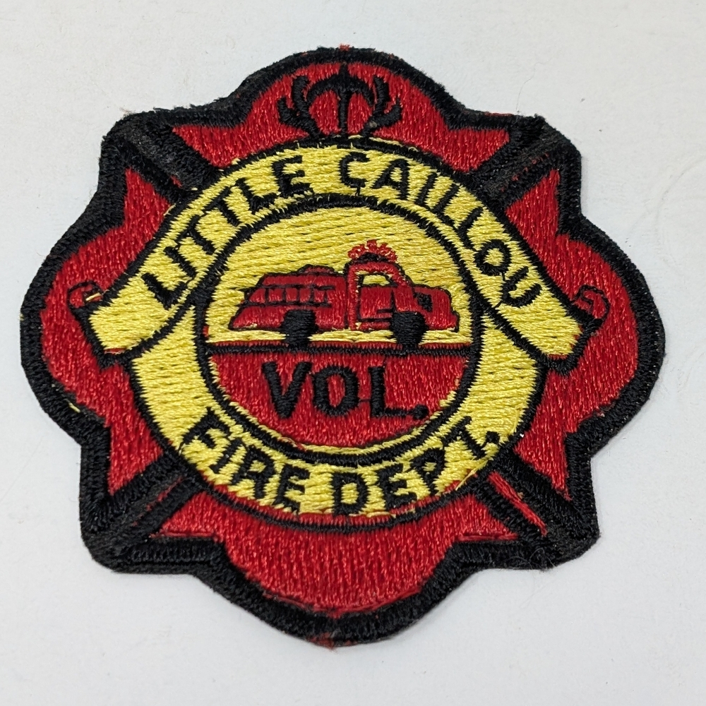 Vintage Little Caillou Volunteer Fire Department Patch Chauvin Louisiana LA